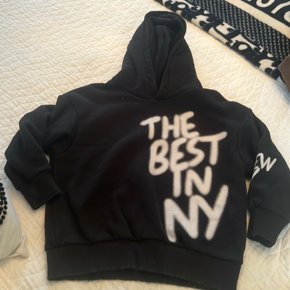 Black hoodie graffiti style